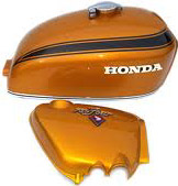 Honda 750 tank 71 gold